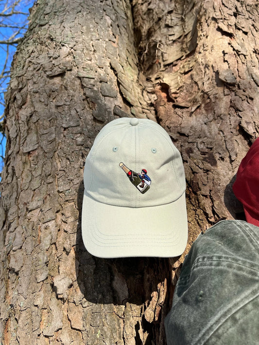 Jockey auf Champagnerflasche Cap | Salbeigrün