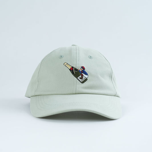 Jockey auf Champagnerflasche Cap | Salbei Grün