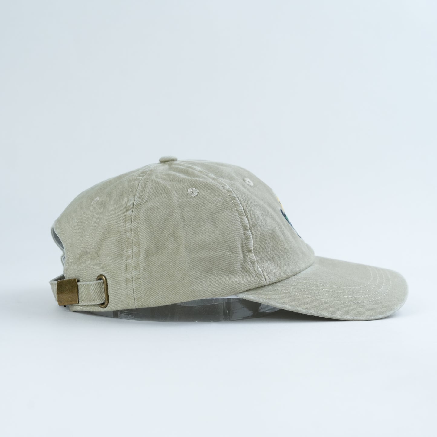 Hund in Jeep Cap I beige grün washed