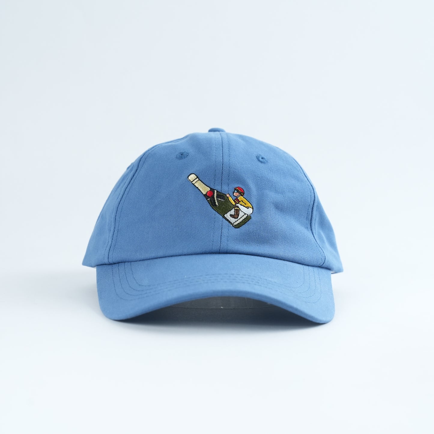 Jockey auf Champagnerflasche Cap | Blau