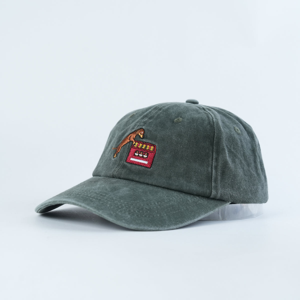 Dackel mit Bierkasten Cap | Dunkel Grün