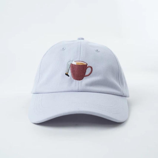 Coffee Deep Dive | Fliederfarben | Unisex Dad Hat | Bestickte Kappe