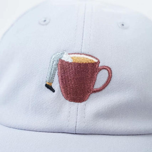 Coffee Deep Dive | Fliederfarben | Unisex Dad Hat | Bestickte Kappe