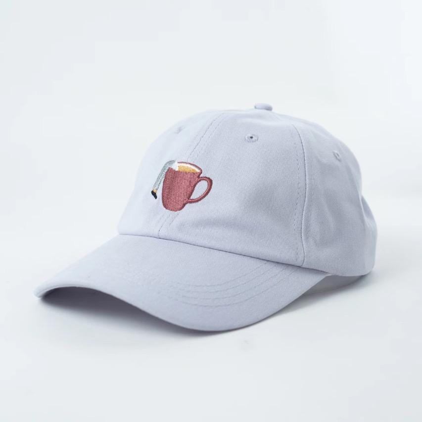 Coffee Deep Dive | Fliederfarben | Unisex Dad Hat | Bestickte Kappe
