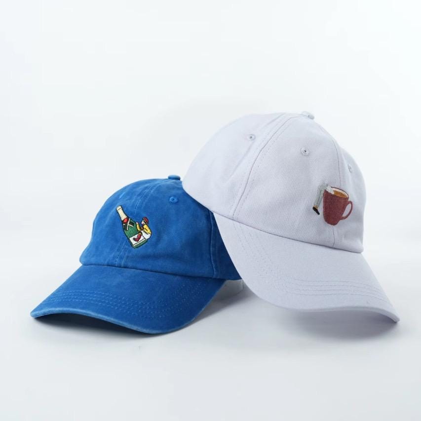 Coffee Deep Dive | Fliederfarben | Unisex Dad Hat | Bestickte Kappe