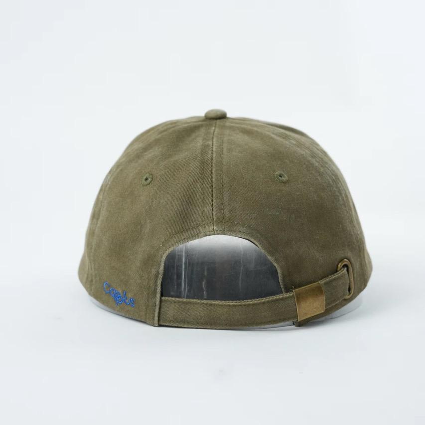 Waschbär Chic Cap | Grün | Unisex Dad Hat | Bestickte Kappe